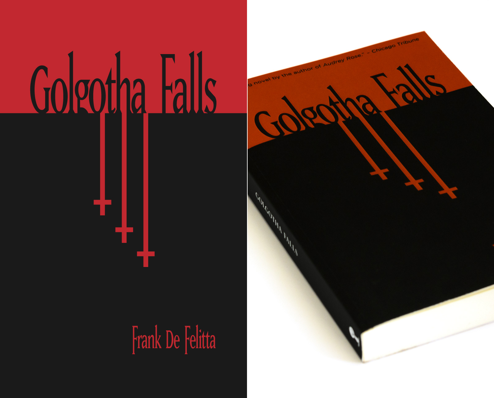 Golgotha Falls (Left: Design | Right: Final Publication) (2015)